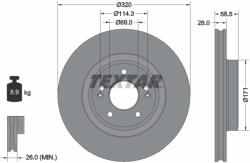 TEXTAR Disc Frana 92323605 Genesis G70/G70 Shooting Brake Kia Stinger