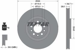 TEXTAR Disc Frana 92220903 Alfa Romeo 159/Brera/Giulietta/Spider Jeep Cherokee