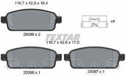 TEXTAR Set Placute Frana, Frana Disc 2509602 Buick Cascada/Encore/Verano Chevrolet Aveo (2509602)
