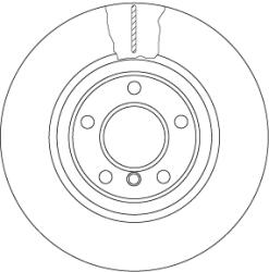 TRW Disc Frana Df6616S Bmw 5