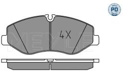 MEYLE Set Placute Frana, Frana Disc Punte Fata 0252206221/Pd Mercedes-Benz Eqv/V-Class