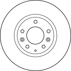 TRW Disc Frana Df4958S Mazda Cx-7/Cx-9 Mazda (Faw) 8/Cx-7