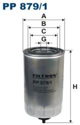 FILTRON Filtru Combustibil Pp879/1 Astra Hd 7/Hd 7-C Case Ih Magnum Ginaf C-Series