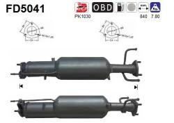 AS Filtru Funingine/Particule, Sist. De Esapament Fd5041 Chevrolet Captiva (FD5041)
