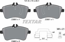 TEXTAR Set Placute Frana, Frana Disc 2388101 Mercedes-Benz A-Class/B-Class (2388101)