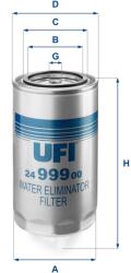 UFI Filtru Combustibil 24.999. 00 Astra Hd 7/Hd 7-C Ginaf C-Series Irisbus Axer (24.999.00)