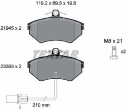 TEXTAR Set Placute Frana, Frana Disc 2194504 Audi A4 B5/A4 B6/A4 B7 Vw Passat B5 (2194504)