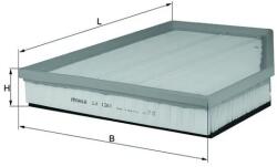 KNECHT Filtru Aer Lx1261 Alpina B5 Bmw 5/6 (LX1261)