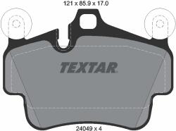 TEXTAR Set Placute Frana, Frana Disc 2404901 Porsche 911/Boxster/Cayman