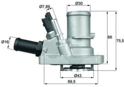 MAHLE Termostat, Lichid Racire Ti14488 Abarth 500 / 595 / 695/Punto Alfa Romeo Mito