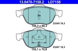 ATE Set Placute Frana, Frana Disc 13.0470-7158.2 Renault Laguna Ii/Scénic I (13.0470-7158.2)