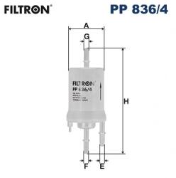 FILTRON Filtru Combustibil Pp836/4 Audi A3/Tt Seat Altea/Cordoba/Ibiza Iii/Ibiza Iv/Leon