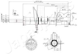 JAPANPARTS Amortizor Axa Fata Dreapta Mm-00159 Lancia Ypsilon