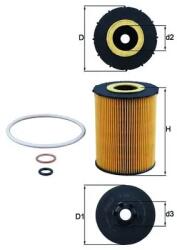KNECHT Filtru Ulei Ox636D Alpina B5 Bmw 5/6/7/X5 Morgan Aero/Aero 8/Aero Supersports (OX636D)