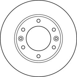 TRW Disc Frana Df4924S Kia Carnival / Grand Carnival Iii