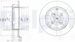 DELPHI Disc Frana Bg3974 Toyota Corolla