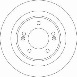 TRW Disc Frana Df6599 Hyundai I30/I30 Kombi Kia Cee'D/Cee'D Sportswagon/Pro Cee'D