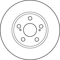 TRW Disc Frana Df4906 Toyota Prius Toyota (Faw) Prius