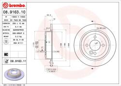 BREMBO Disc Frana 08.9163. 11 Mini Mini