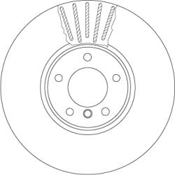 TRW Disc Frana Df6003S Bmw 5/6