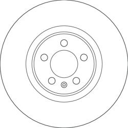 TRW Disc Frana Df6797S Audi A1