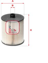 SOFIMA Filtru Combustibil S6123Ne Citroën C5 Iii/C6 Peugeot 407 (S6123NE)