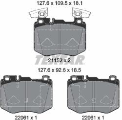 TEXTAR Set Placute Frana, Frana Disc 2115203 Mercedes-Benz Glc (2115203)