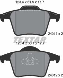 TEXTAR Set Placute Frana, Frana Disc 2401101 Volvo Xc90 I Volvo Asia Xc