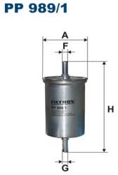FILTRON Filtru Combustibil Pp989/1 Smart Fortwo (PP989/1)