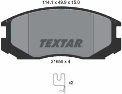 TEXTAR Set Placute Frana, Frana Disc 2165001 Daihatsu Atrai Wagon/Bego/Extol/Rush/Terios
