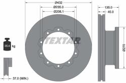 TEXTAR Disc Frana 93087000 Erf Ect Man E2000/F2000/Foc/Hocl/Lion S Intercity/Lion´S/Nl (93087000)