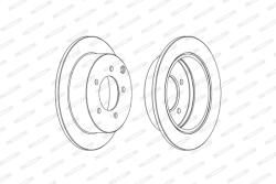 FERODO Disc Frana Ddf1986C Mitsubishi Lancer Vii/Lancer Viii