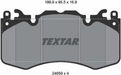 TEXTAR Set Placute Frana, Frana Disc 2465901 Land Rover Defender/Discovery V
