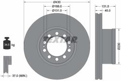 TEXTAR Disc Frana 93291200 Mercedes-Benz Actros Mp4 / Mp5/Antos/Arocs/Econic 2 (93291200)