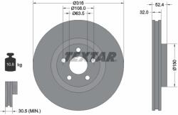 TEXTAR Disc Frana 92293605 Ford Galaxy Iii/S-Max Ford (Changan) Taurus Ford Usa Edge (92293605)