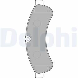 DELPHI Set Placute Frana, Frana Disc Lp2063 Iveco Daily Iv/Daily V/Daily Vi