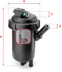 SOFIMA Filtru Combustibil S5120Gc Opel Signum/Vectra C Saab 9-3 (S5120GC)