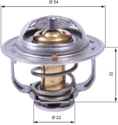GATES Termostat, Lichid Racire Th42589G1 Chevrolet Cruze/Trax Opel Astra H/Astra H Gtc
