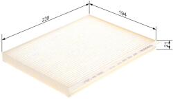 Bosch Filtru, Aer Habitaclu 1987435097 Hyundai Accent Iii/Bayon/Elantra Iv/Elantra V (1987435097)