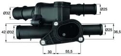 MAHLE Termostat, Lichid Racire Tm1105 Audi A3 Skoda Octavia I Vw Bora/Bora I/Golf Iv (TM1105)