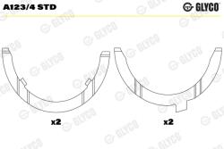 GLYCO Saiba Distantier, Arbore Cotit A123/4Std Aro 10 Audi 100 C2/100 C3/100 C4/50/A1