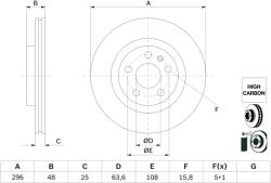Bosch Disc Frana 0986479G94 Volvo Xc40 (0986479G94)