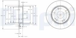 DELPHI Disc Frana Bg4118C Honda Civic Ix/Civic Viii (BG4118C)