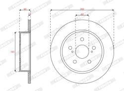 FERODO Disc Frana Ddf3112C Toyota C-Hr
