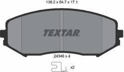 TEXTAR Set Placute Frana, Frana Disc 2434601 Suzuki Grand Vitara I/Grand Vitara Ii/Xl7