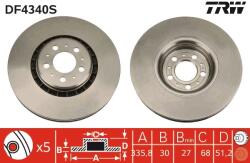 TRW Disc Frana Df4340S Volvo Xc90 I