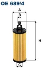 FILTRON Filtru Ulei Oe689/4 Chrysler 300C/Voyager V Dodge Avenger/Challenger/Journey