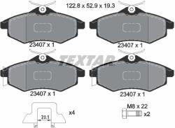 TEXTAR Set Placute Frana, Frana Disc 2340702 Citroën C2/C2 Enterprise/C3 I (2340702)