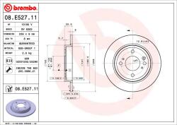 BREMBO Disc Frana 09. E528.11 Infiniti Fx/M/M37/Q50/Q60/Q70/Qx70/Qx80