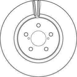 TRW Disc Frana Df6851 Subaru Impreza/Xv (DF6851)